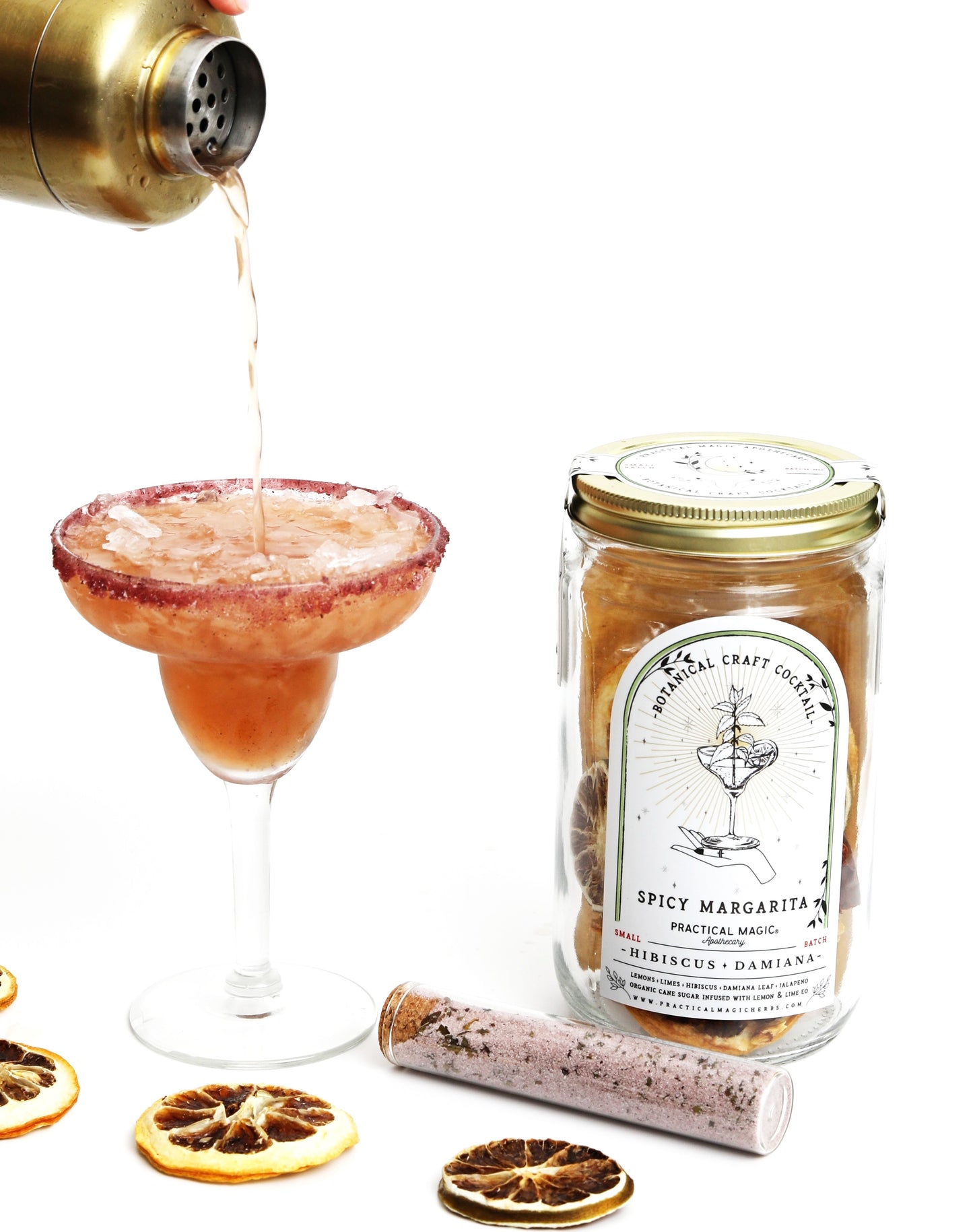 Spicy Margarita w/ Hibiscus & Damiana Craft Cocktail